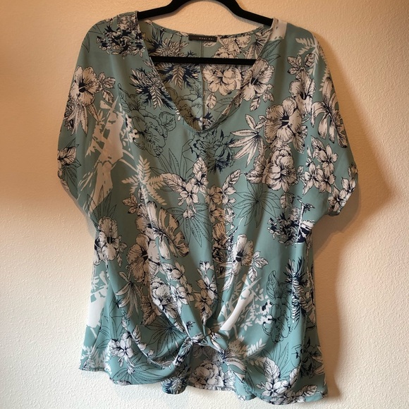 EUC West Kei XL Allura Knot Detail Blouse - Picture 1 of 4